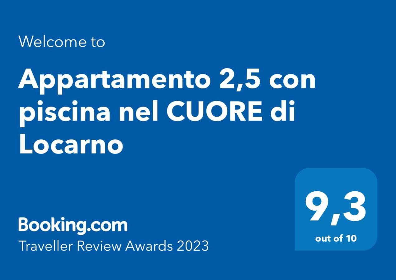 Appartamento 2,5 Con Piscina Nel Cuore Di Locarno 463 Exterior foto